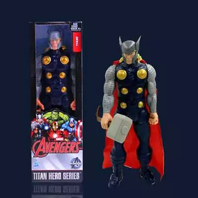 Collection Action Figures Kids Toys 12' Marvel Avengers Thor Titan Hero Series • £13.45