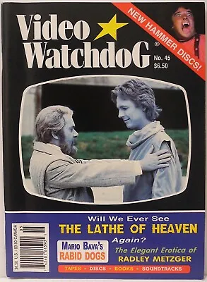 Video Watchdog No. 45 The Lathe Of Heaven Radley Metzger Mario Bava's Rabid Dogs • $5.50