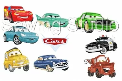 £8 • Buy Disney's Cars Designs - Machine Embroidery Designs On Cd Or Usb