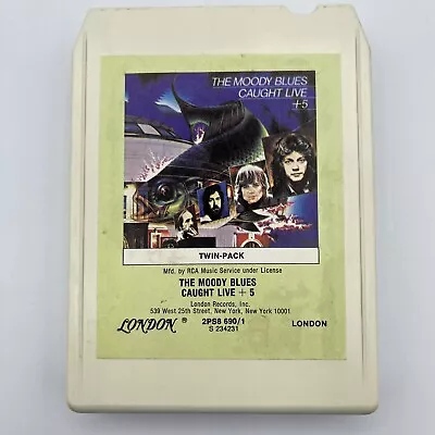 The Moody Blues - Caught Live + 5 - Restored 8 Track Tape - New Pad And Splice • $9.99