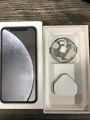 Empty Used Box For Apple IPhone XR White 64GB With Accessories  • £12.99