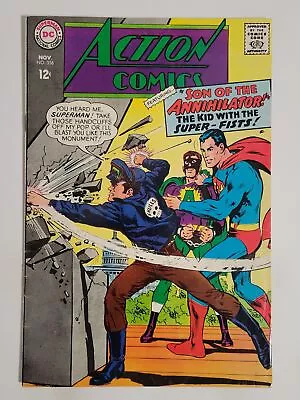 ACTION COMICS #356 (VG-) 1967  SON Of The ANNIHILATOR!  NEAL ADAMS COVER ART • $0.99