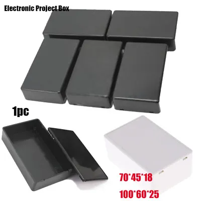 Plastic Electronic Project Box Enclosure Instrument Case Enclosure Box 70/100mm. • £4.06