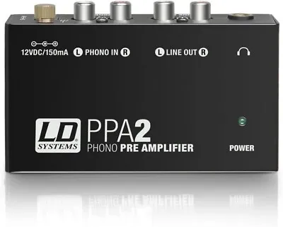 LD Systems PPA 2 Phono Preamplifier And Equalizer LDPPA2 & Goobay 50018 3.5mm K • £19.80