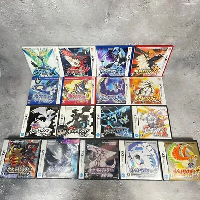 $32.99 • Buy Pokémon DS 3DS All Series 17 Type Japanese Language Edition Used Good Bulk Sale