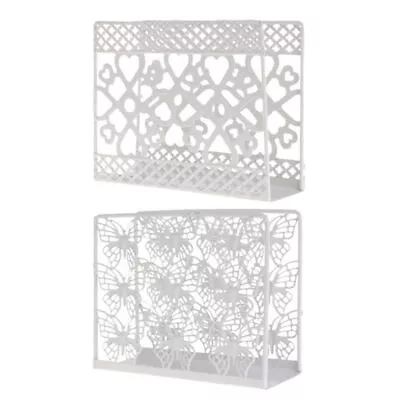 Metal Napkin Serviette Holder Dispenser Paper Tissue Rack Home Party Table Decor • £7.28