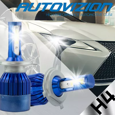 488W 48800LM H4 CREE LED Headlight Vehicle Car Hi/Lo Beam Bulbs Kit 6000k White • $22.99