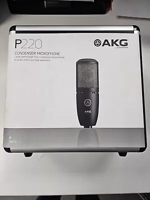 AKG P220 Large Diaphragm Condenser Microphone BNIB • £140