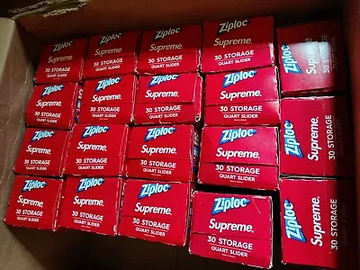 Supreme Ziploc 30 Quart Bags Boxed USA Exclusive Rare Hype Sup Streetwear • £25