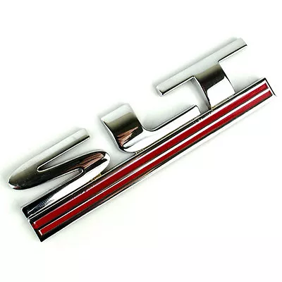 Chrome/red Lined Slt Engine Race Motor Swap Badge For Trunk Hood Door Emblem • $8.88