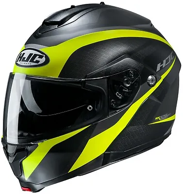 HJC C91 Taly Modular Motorcycle Helmet HI-VIZ XS S M L XL 2X 3X 4X 5X Sunscreen • $124.99