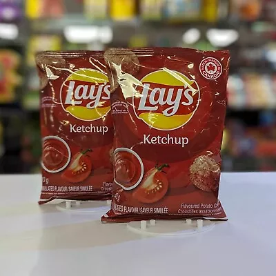 Lays Ketchup Chips Canada 40g X 2 Bags Canadian Import • £5.99