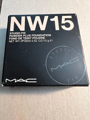 MAC Studio Fix Powder Plus Foundation NW 15 New In Box Full Size 0.52oz Free Sh • $22.99