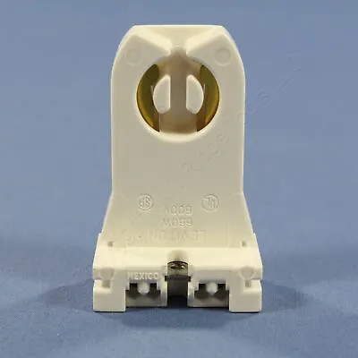 Leviton Fluorescent Lamp Holder T-8 T-12 Light Socket High Profile 1.17  13357-N • $1.43