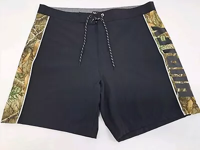 Hurley Phantom Mens Board Shorts Size 36 Black/Brown Camo #5389 • $24.99