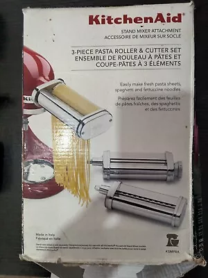 KitchenAid KSMPRA Pasta Roller And Cutter Attachment Set - 3 Piece Set Never Use • $85