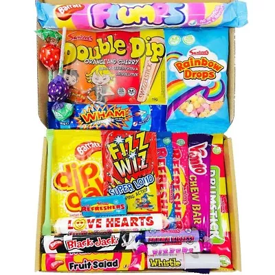 Large Retro Sweet Box - 20pcs Sharing Hamper Valentines Birthday & Lockdown Gift • £8.99