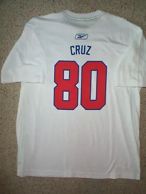 REEBOK New York Giants VICTOR CRUZ Nfl Jersey Shirt Adult MENS/MEN'S (L-LARGE) • $17.94