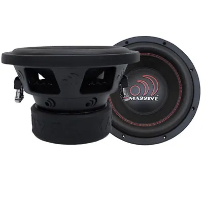 1X Pair Of Massive Audio GTX 154 1400 Watts 15  Dual 4 Ohm Car Audio Subwoofers • $239