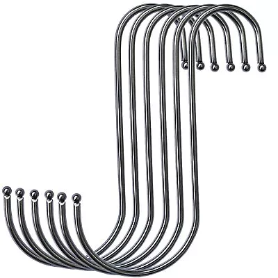 GOTOONE S Hooks Hanging Metal Hook (6 Pack) Stainless Steel Large 6 Inch With... • $7.32