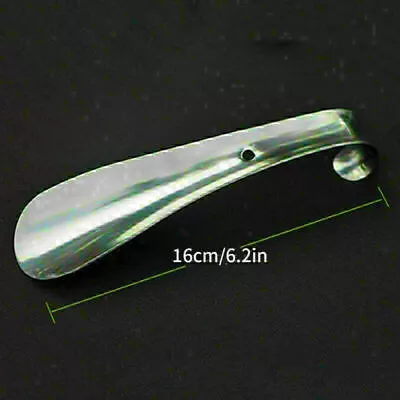 Extra Long Handle Shoe Horn Stainless Steel Handled Metal Shoehorn Horns US • $6.29