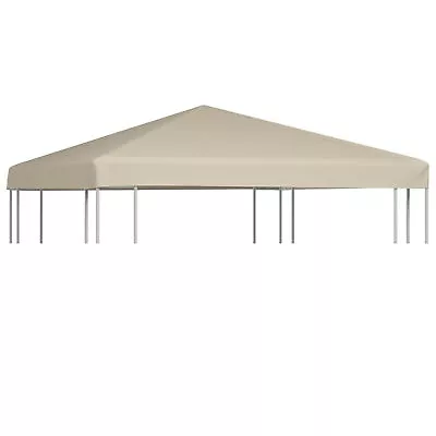 Tidyard Gazebo  Cover 310 G/m? 3x3 M Brown  Cover Canopy Waterproof Garden B9W0 • $119.99