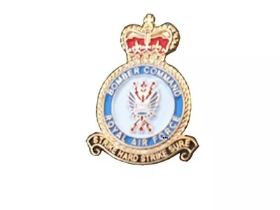 RAF Bomber Command Lapel Royal Air Force Military Pin Badge • £3.49