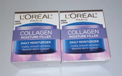 $24.99 • Buy (2) L'Oreal Collagen Moisture Filler Daily Moisturizer Cream New In Box