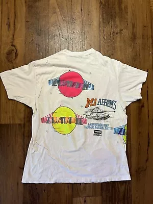 Vintage 90s 7up T Shirt AOP Test Print 2 Sided USA Mens S/M Single Stitch • $30