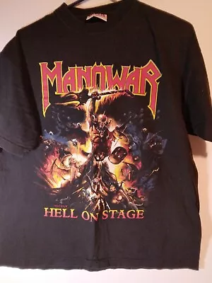 Vintage Manowar Hell On Stage Shirt • $125