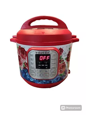 The Pioneer Woman DUO60 Instant Pot 7-in-1 Frontier Rose 6 Qt. Used Once • $99.99