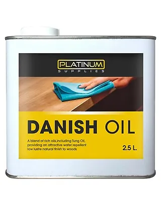 £20.80 • Buy 2.5ltr Platinum Danish Oil Wood Doors Panelling Kitchen Resin 2.5 Litre