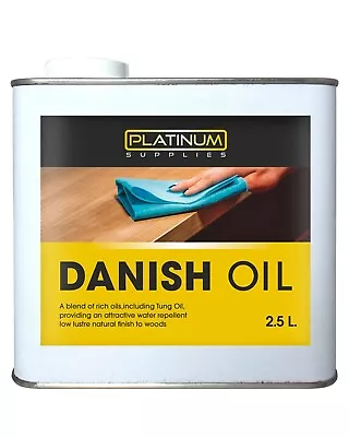 4x 2.5ltr Platinum Danish Oil Wood Doors Panelling Kitchen Resin 2.5 Litre • £67