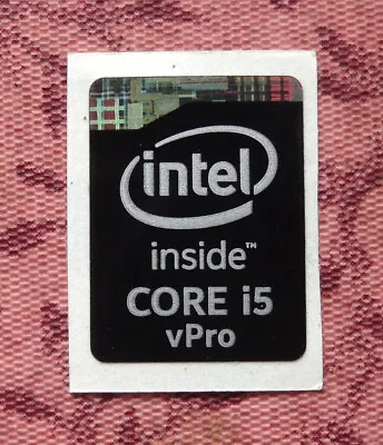 Intel Core I5 VPro Black Sticker 15.5 X 21mm Haswell Extreme 4th Gen Case Badge • $1.99