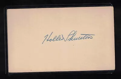 Hollis Sloppy Thurston Index Card Signed Brooklyn Dodgers Psa/dna Cert 1899-1973 • $17.99