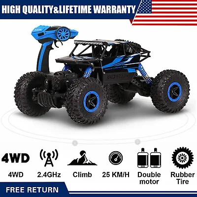 RC 4WD Brushless Off-Road Monster Truck 2.4G Remote Control Buggy Crawler Car US • $27.58