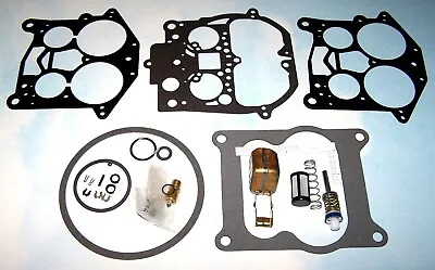 Quadrajet Carburetor Rebuild Kit Brass Float & Filter Mercruiser OMC Volvo Penta • $40.95