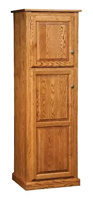Amish Traditional Kitchen Pantry Storage Cupboard Roll Out Shelves Solid Wood • $2299