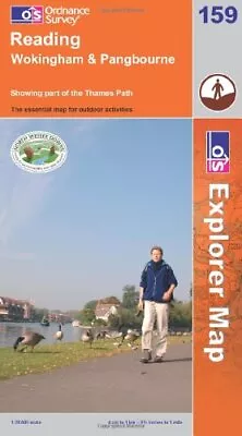 Reading Wokingham And Pangbourne (Explo... By Ordnance Survey Sheet Map Folded • £3.92