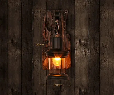 £76.99 • Buy Distressed Retro Wall Lamp Vintage Lamp Look Classic Lantern Light Wall-light