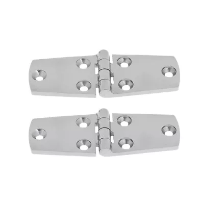 2X 316 Marine Stainless Steel Door Stamp Hinge 4  X 1.5  For Boat Deck Hardware • $14.07