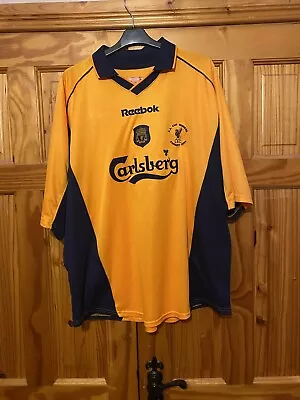 £99.99 • Buy Liverpool 2000/01 FA CUP FINAL Shirt Reebok 