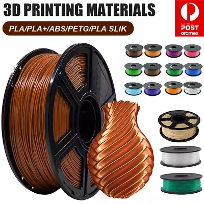 PLA+ SILK PETG PLA ABS 1.75mm 3D Printer Filament 1KG Neatly Wound Eco-friendly • $17.15