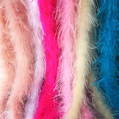 £18.67 • Buy 1.8M Ostrich Feather Strip Boa DIY Wedding Costumes Sewing Trims Strip Material