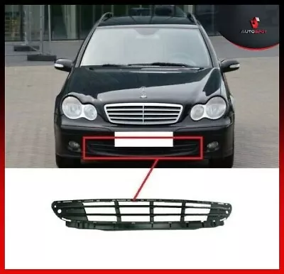 Mercedes Benz C W203 Front Bumper Grille Center Lower Facelift 04-07 2038801005 • $159.99