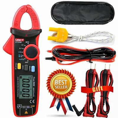 UNI-T UT210D Clamp Meter AC/DC Current Voltage Digital  Multimeter Temp Tester ✦ • $39.99