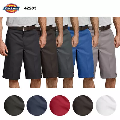 Dickies Men's 42283 13  Flat Front Loose Fit Multi Pocket Uniform Work Shorts • $34.88