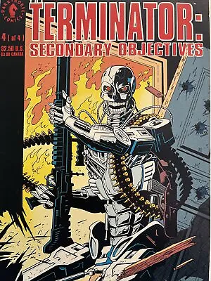 Terminator: Secondary Objectives #4 1991 4th Premier Issue. • $5