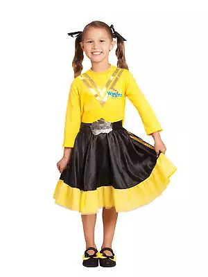 Yellow Wiggle Deluxe Dress Costume Kids Official The Wiggles Emma Tsehay Rubies • $50.85