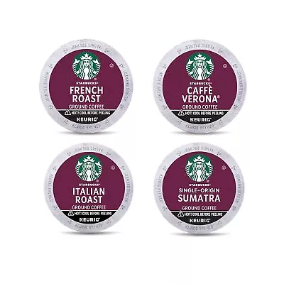 Starbucks K-Cup Coffee Pods—Dark Roast Coffee—Variety 96 Count (Pack Of 1)  • $122.05